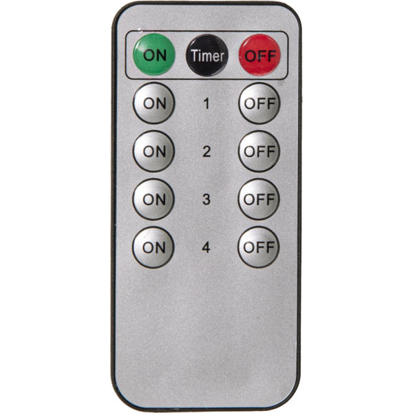 LED Blockljus 12,5 cm Advent 1-4 Vit med guldsiffror