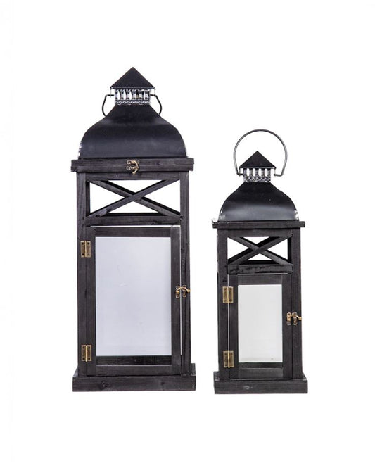 Ljuslykta 2-pack Tilda svart