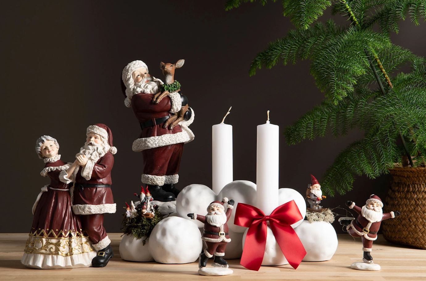 Juldekoration Inomhus Tomtedans 16x12x25cm