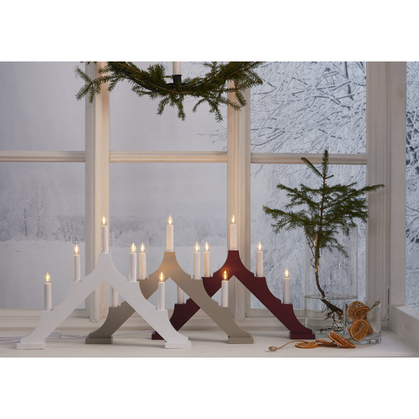 Adventsljusstake ALMA 44x5,5x33,5 cm Beige