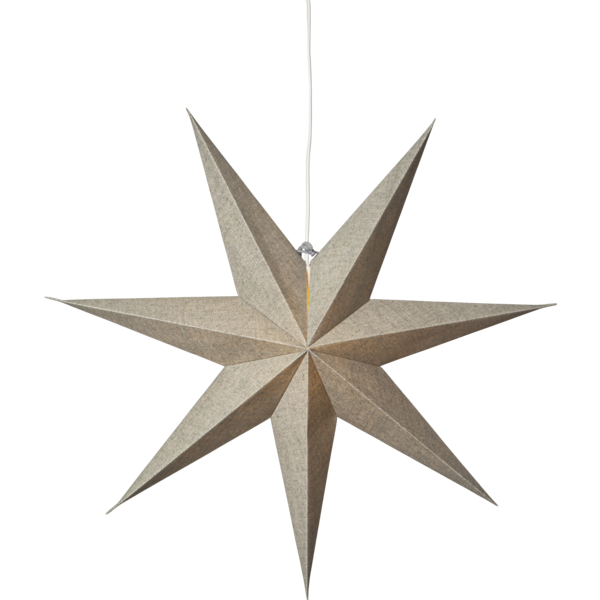 Adventsstjärna Pappersstjärna Cotton 60 cm grön