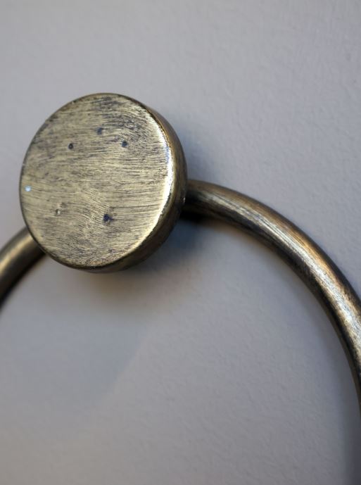 Vinställ Vinhållare till vägg H109/L29/B9 cm mässing