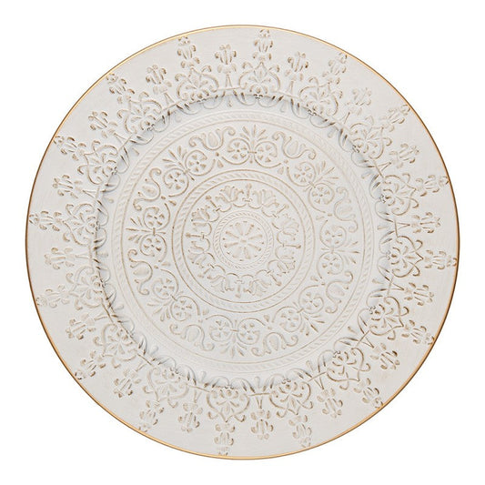 Redskapställ Undertallrik 6-pack Ø 33 cm Vit guld