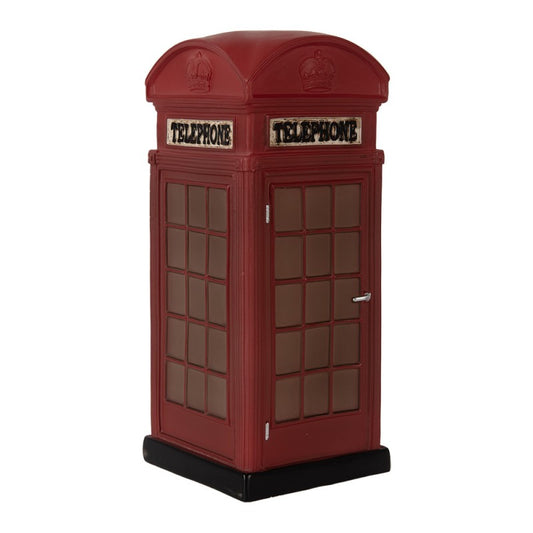 Bordslampa Telefonkiosk röd LED 23x10x10 cm
