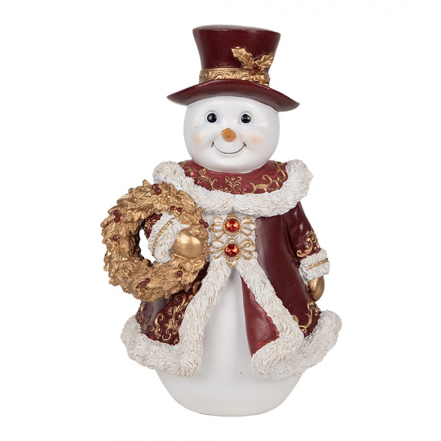 Juldekoration Inomhus Snögubbe 24 cm