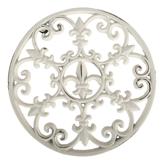 Redskapställ Grytunderlägg 3-pack Ø 18x2 cm Vit Metall