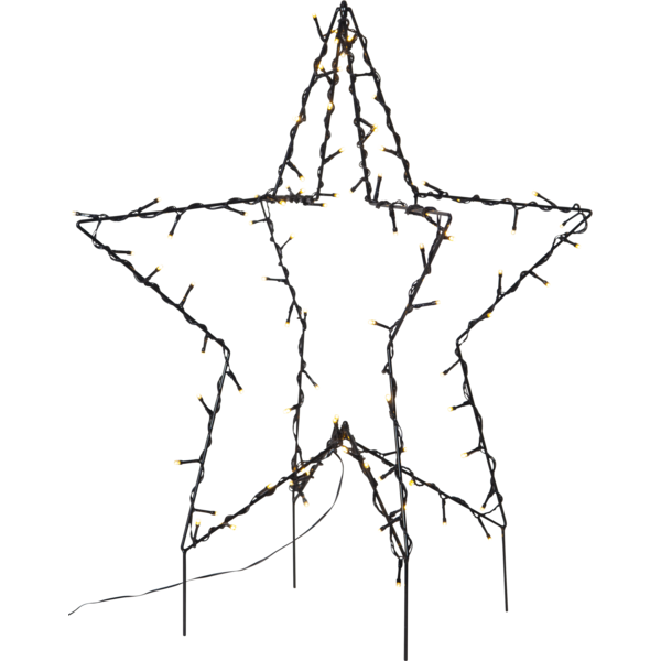 Juldekoration Utomhus Stjärna 60x55 cm