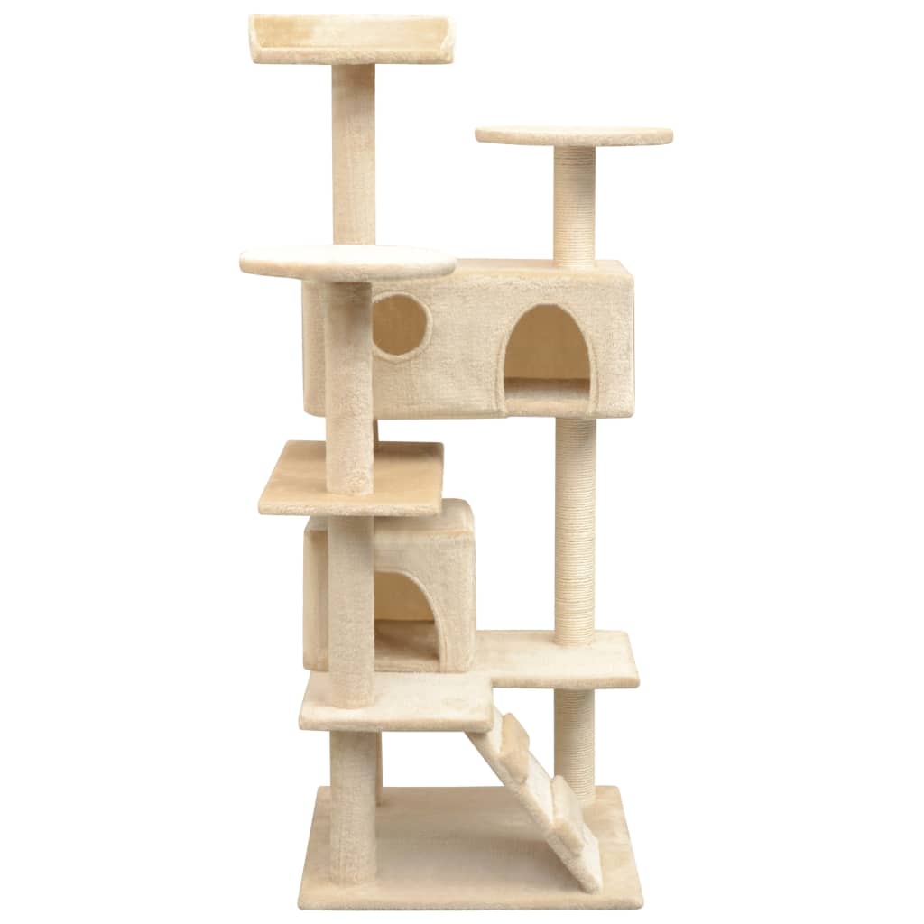 Kattmöbel Klösträd med sisalpelare 125 cm beige