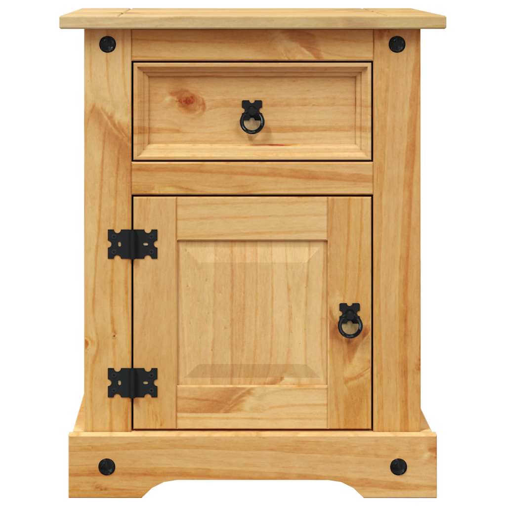 Sängbord Nattduksbord Trä mexikansk Coronastil furu 53x39x66 cm