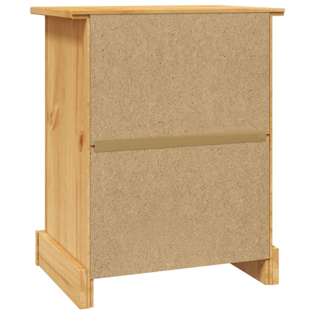 Sängbord Nattduksbord Trä mexikansk Coronastil furu 53x39x66 cm