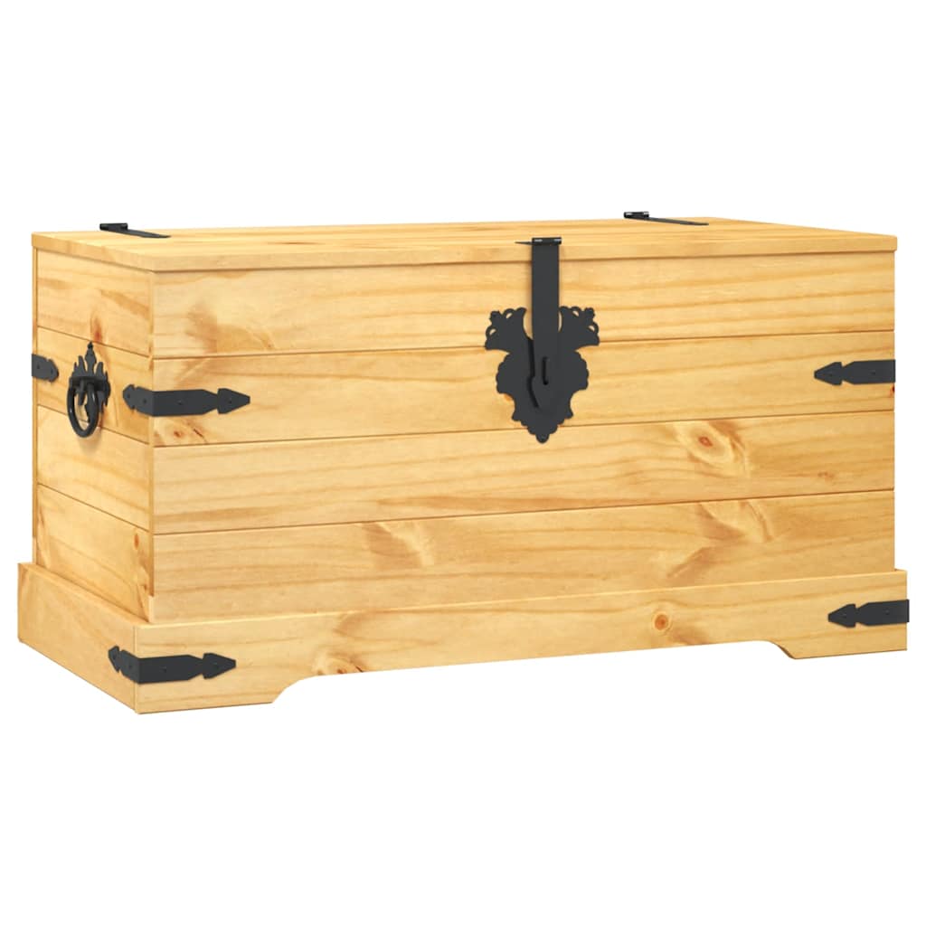 Förvaringskista mexikansk Coronastil furu 91x49,5x47 cm