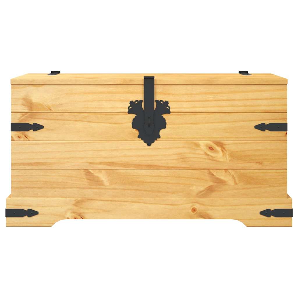 Förvaringskista mexikansk Coronastil furu 91x49,5x47 cm