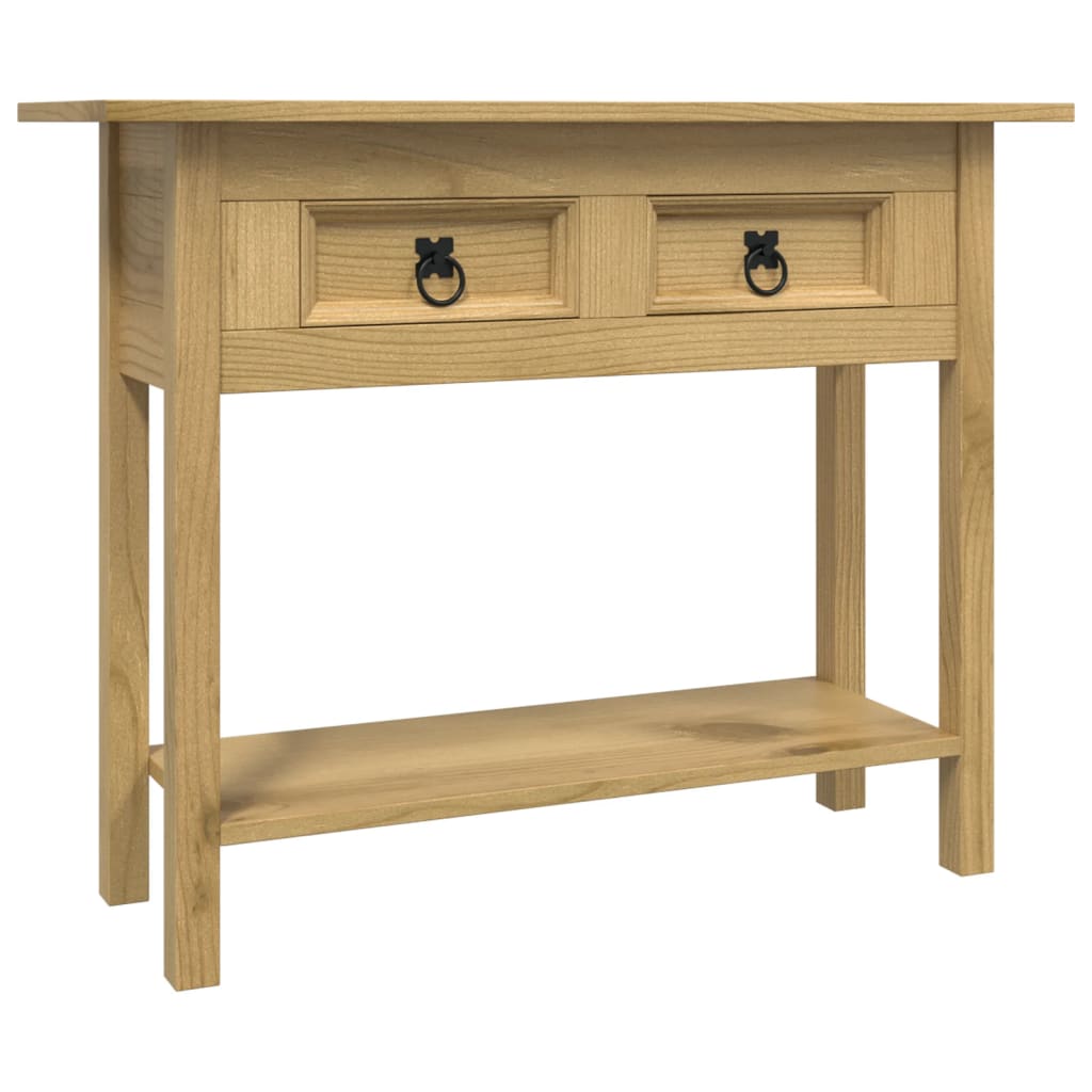Avlastningsbord Konsollbord Trä mexikansk Coronastil furu 93x34,5x73 cm