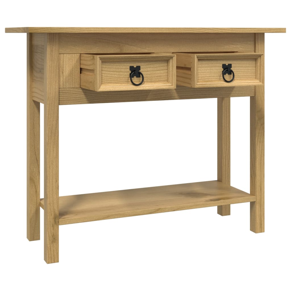 Avlastningsbord Konsollbord Trä mexikansk Coronastil furu 93x34,5x73 cm