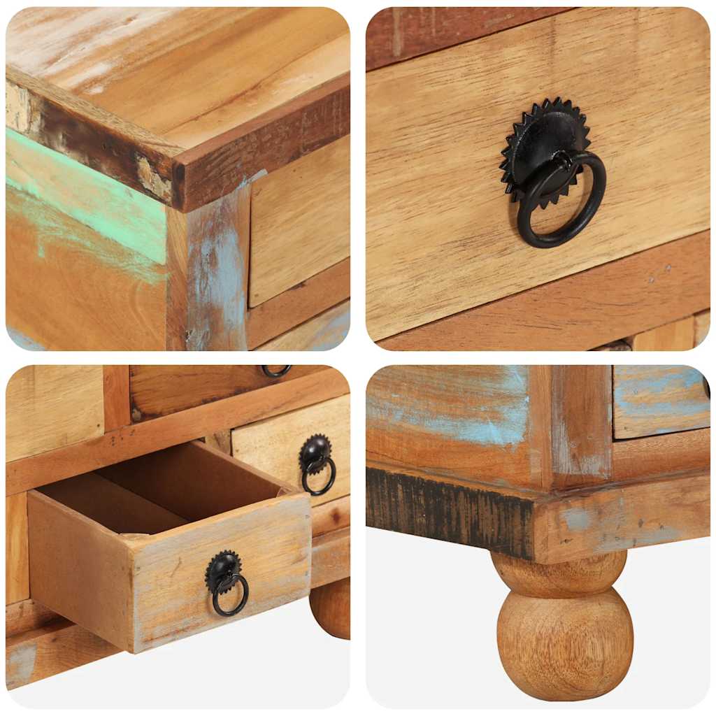 Soffbord Trä i återvunnet Trä 70x70x38 cm