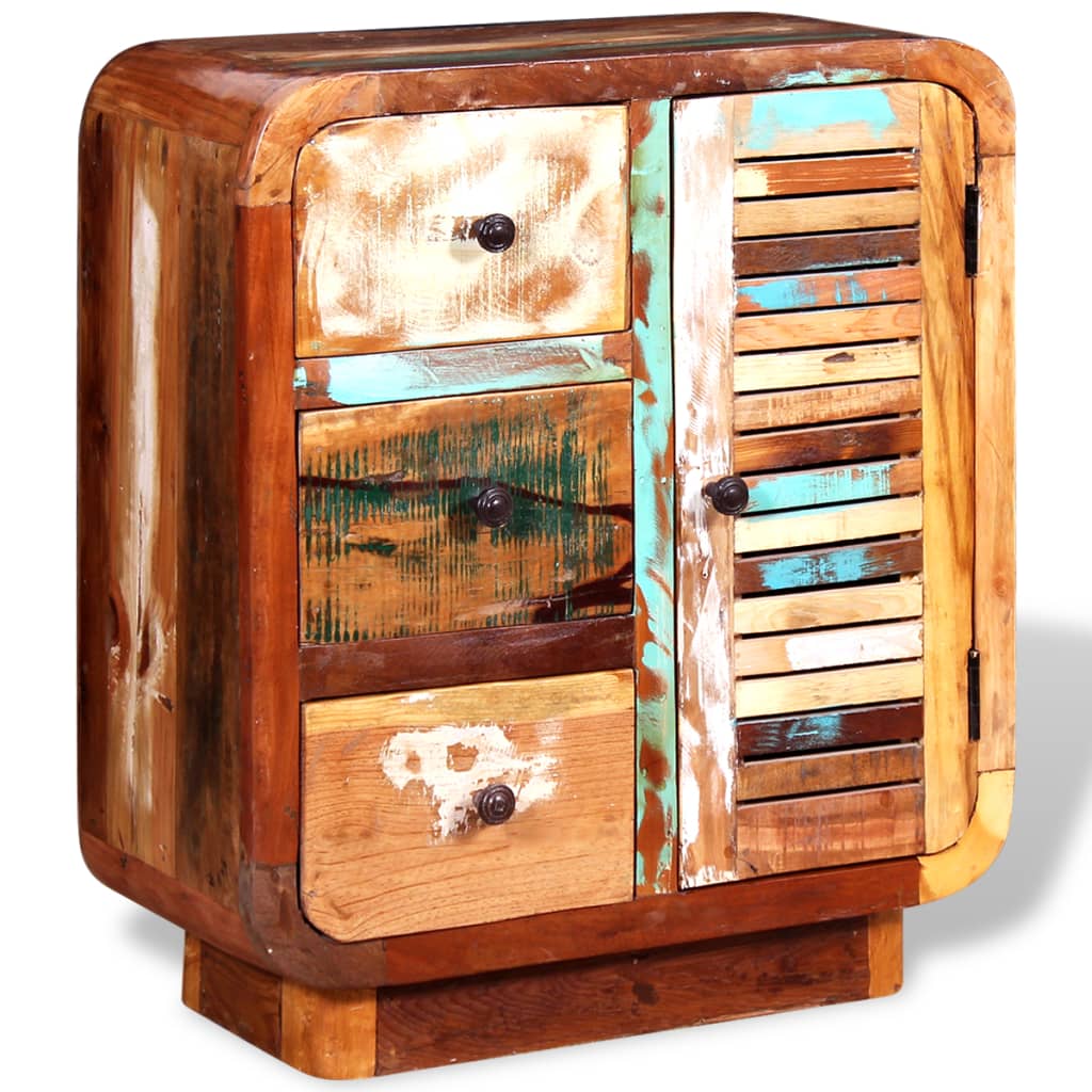 Skänk Trä massivt återvunnet trä