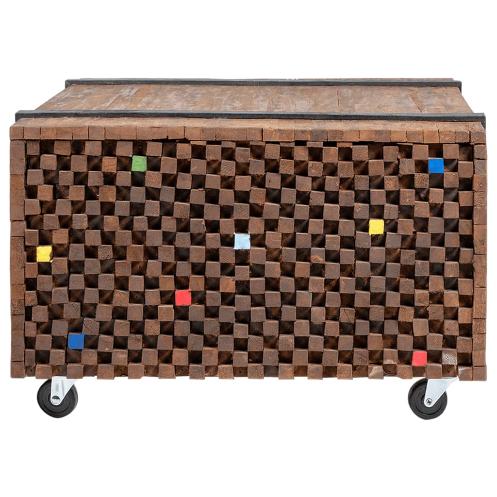 Sidobord Trä teak 60x60x38 cm