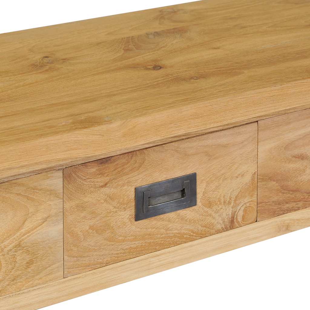 Avlastningsbord Konsollbord Trä i massiv teak 90x30x80 cm