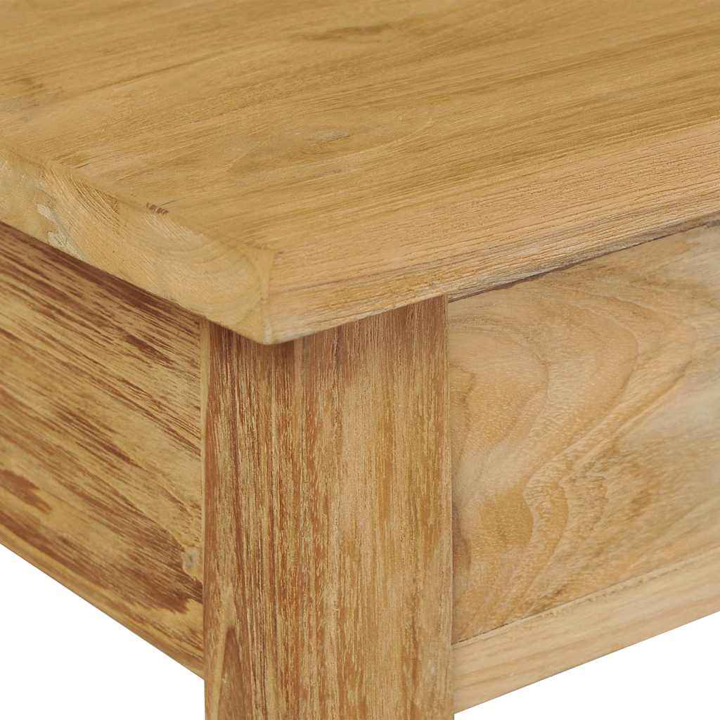 Avlastningsbord Konsollbord Trä i massiv teak 90x30x80 cm