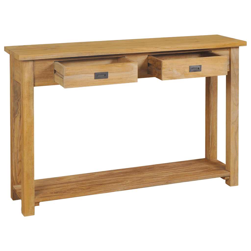 Avlastningsbord Konsollbord Trä i massiv teak 120x30x80 cm
