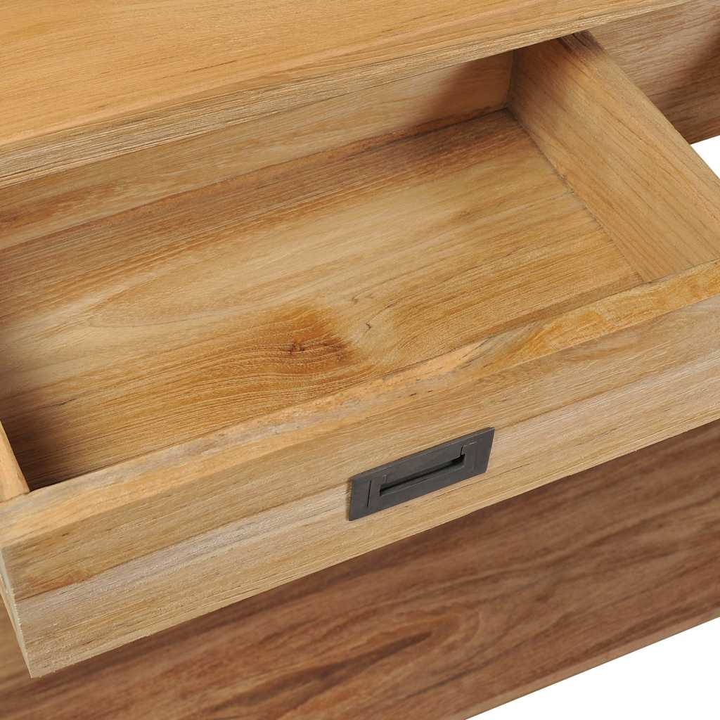 Avlastningsbord Konsollbord Trä i massiv teak 120x30x80 cm
