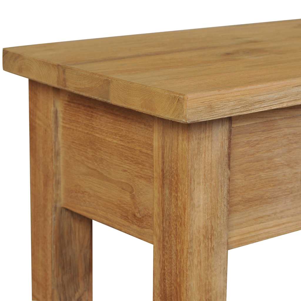 Avlastningsbord Konsollbord Trä i massiv teak 120x30x80 cm