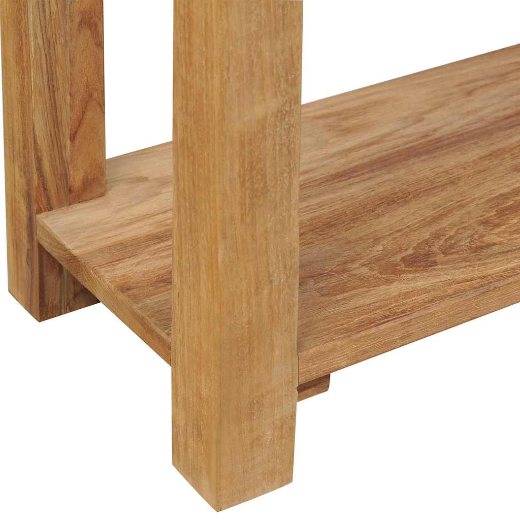 Avlastningsbord Konsollbord Trä i massiv teak 120x30x80 cm