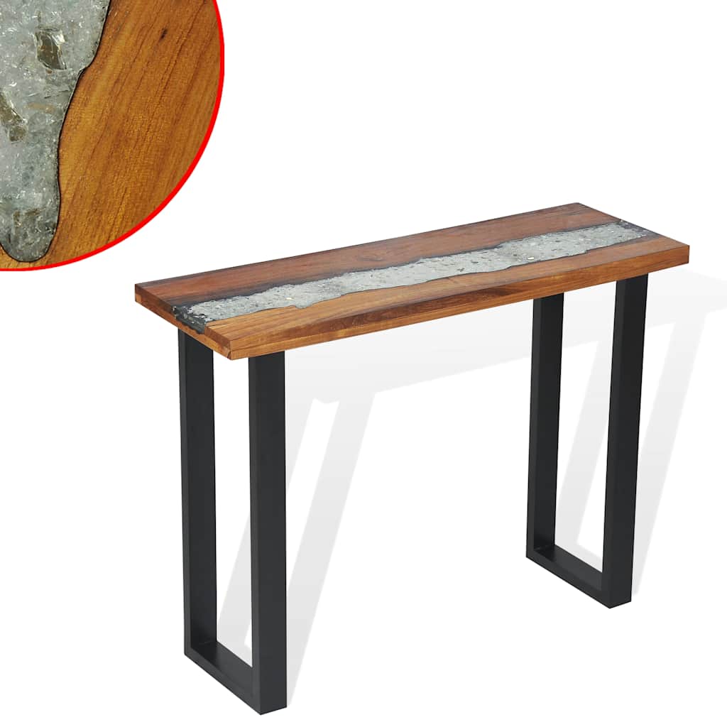 Avlastningsbord Konsollbord Trä i teak 100x35x75 cm