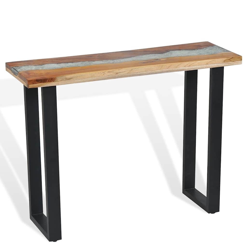 Avlastningsbord Konsollbord Trä i teak 100x35x75 cm
