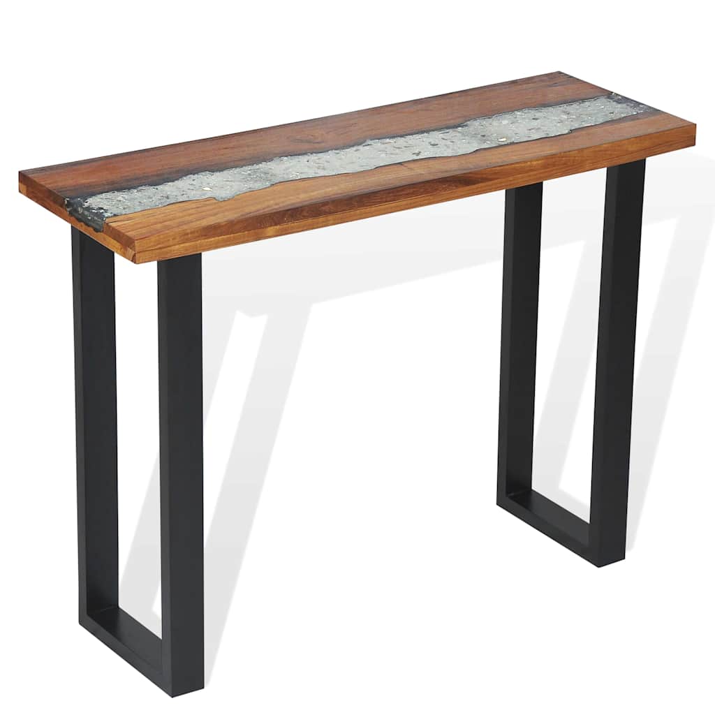 Avlastningsbord Konsollbord Trä i teak 100x35x75 cm