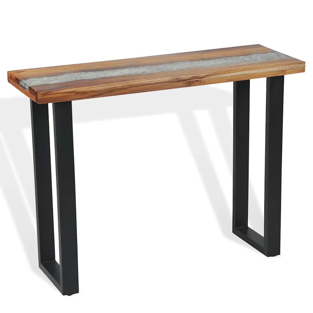 Avlastningsbord Konsollbord Trä i teak 100x35x75 cm