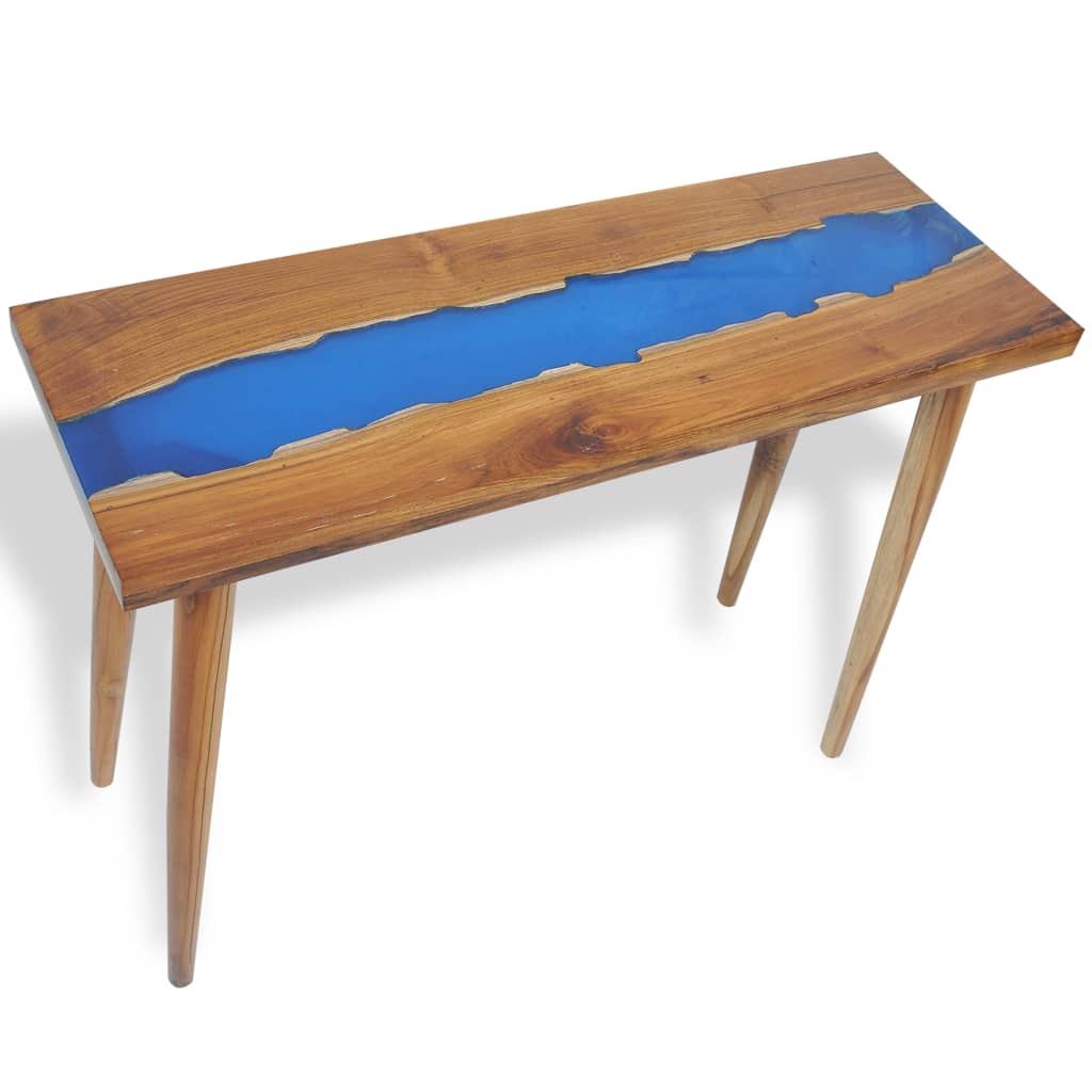 Avlastningsbord Konsollbord Trä i teak harts 100x35x75 cm