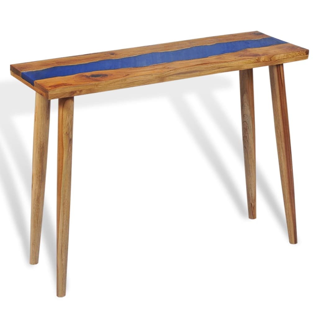 Avlastningsbord Konsollbord Trä i teak harts 100x35x75 cm
