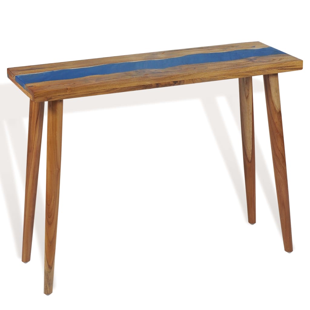 Avlastningsbord Konsollbord Trä i teak harts 100x35x75 cm