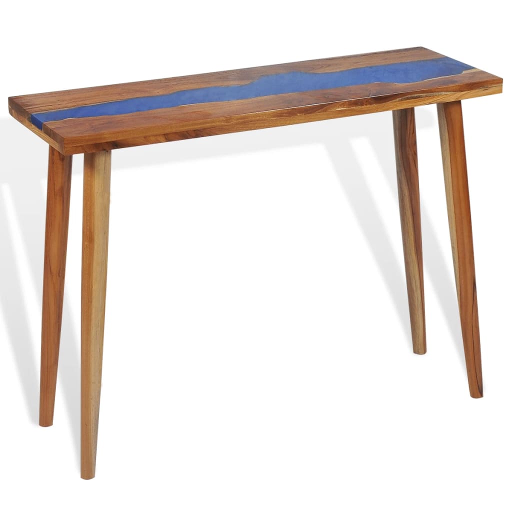 Avlastningsbord Konsollbord Trä i teak harts 100x35x75 cm
