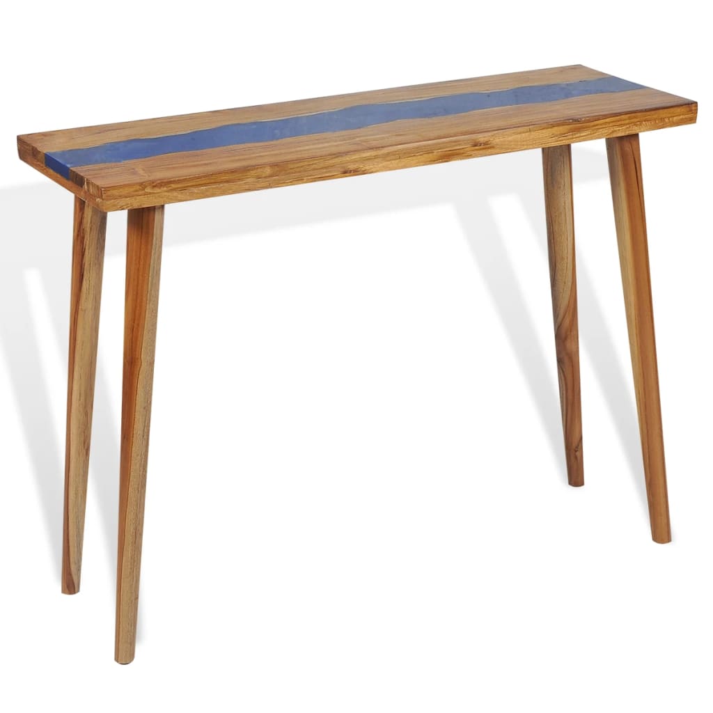 Avlastningsbord Konsollbord Trä i teak harts 100x35x75 cm