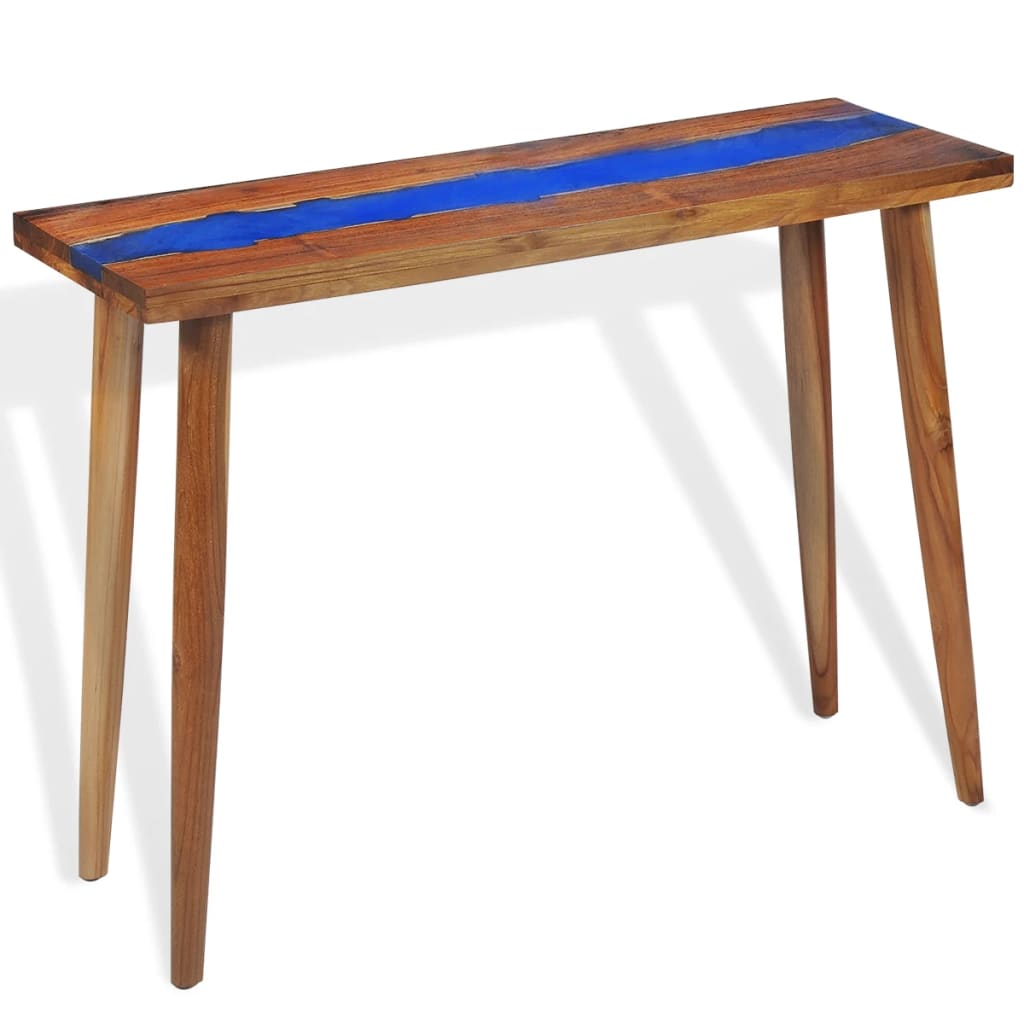 Avlastningsbord Konsollbord Trä i teak harts 100x35x75 cm
