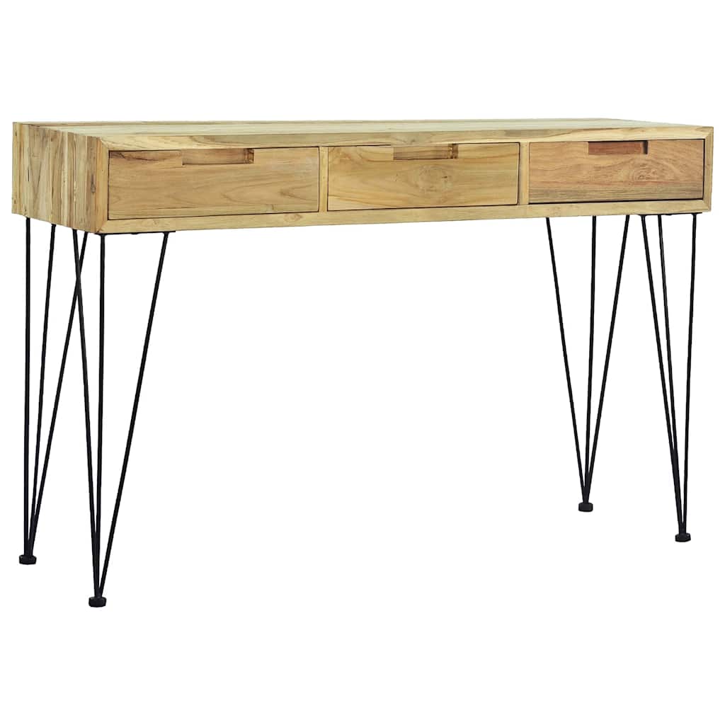 Avlastningsbord Konsollbord Trä 120x35x76 cm massiv teak