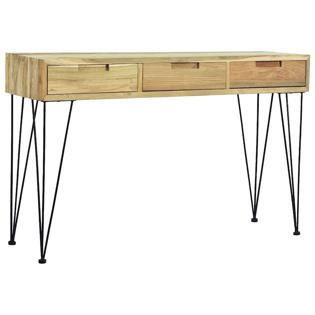Avlastningsbord Konsollbord Trä 120x35x76 cm massiv teak