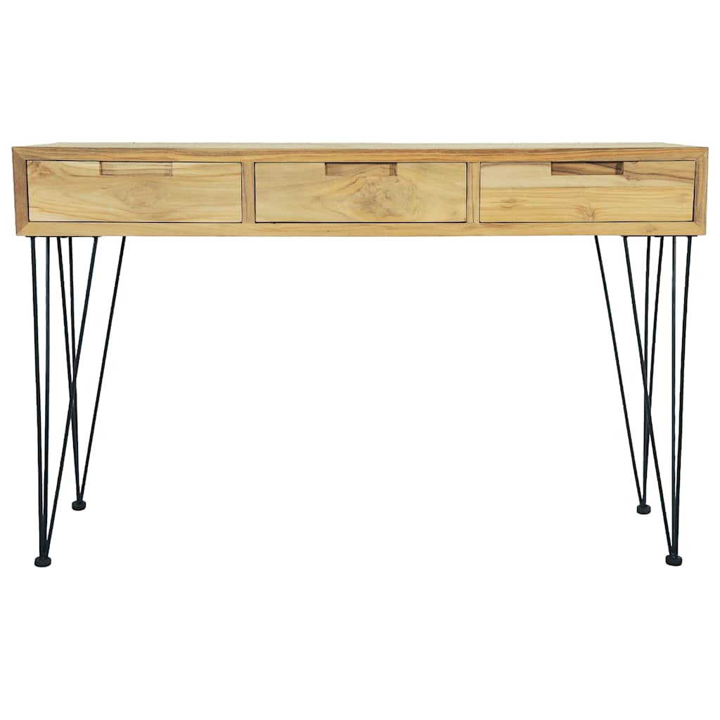 Avlastningsbord Konsollbord Trä 120x35x76 cm massiv teak