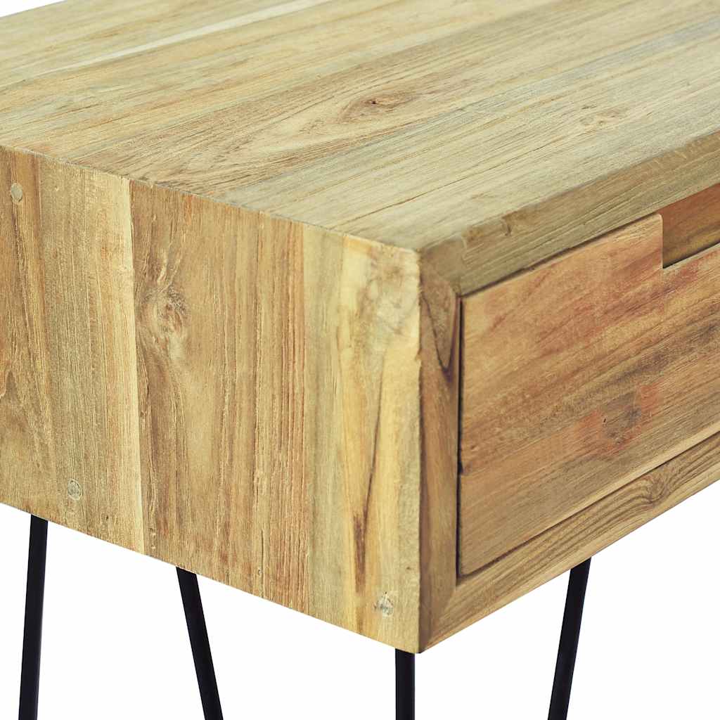 Avlastningsbord Konsollbord Trä 120x35x76 cm massiv teak