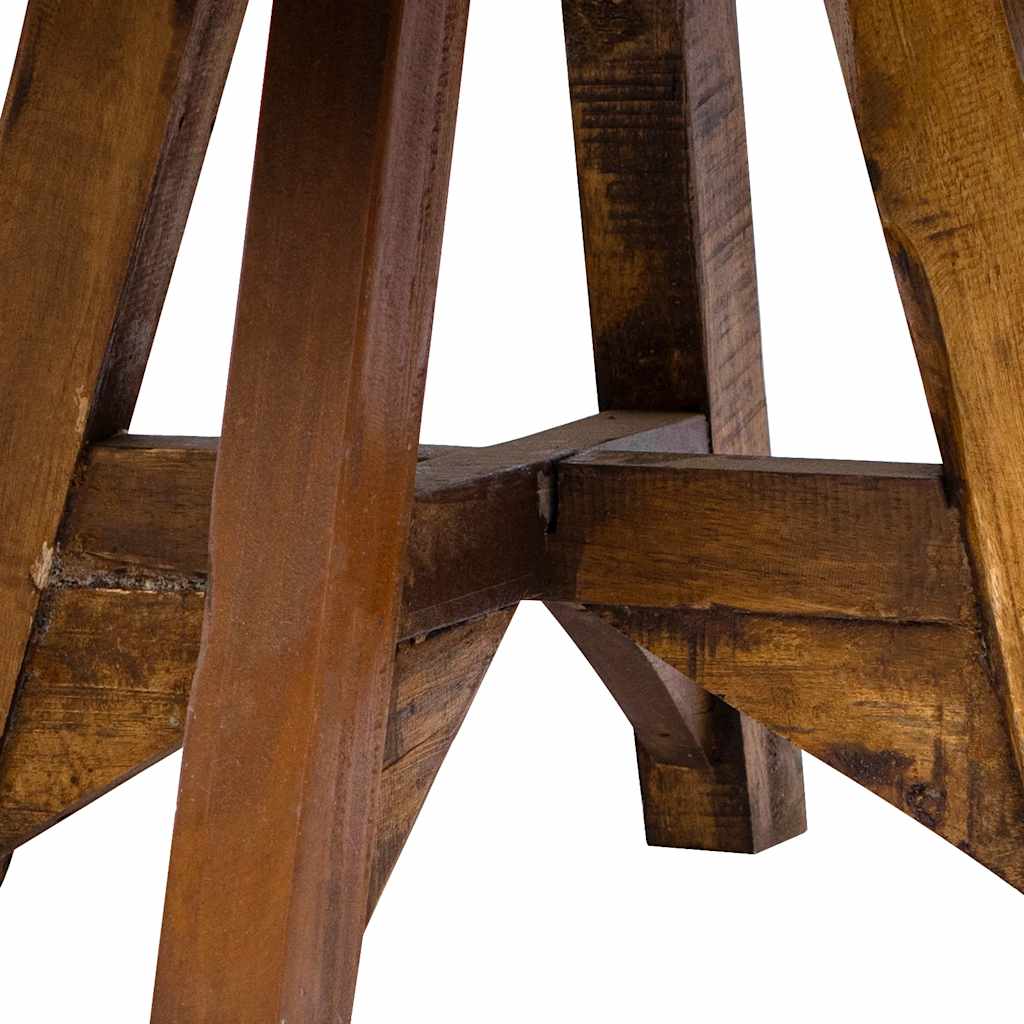 Soffbord Trä blandat återvunnet Trä 60x45 cm silver