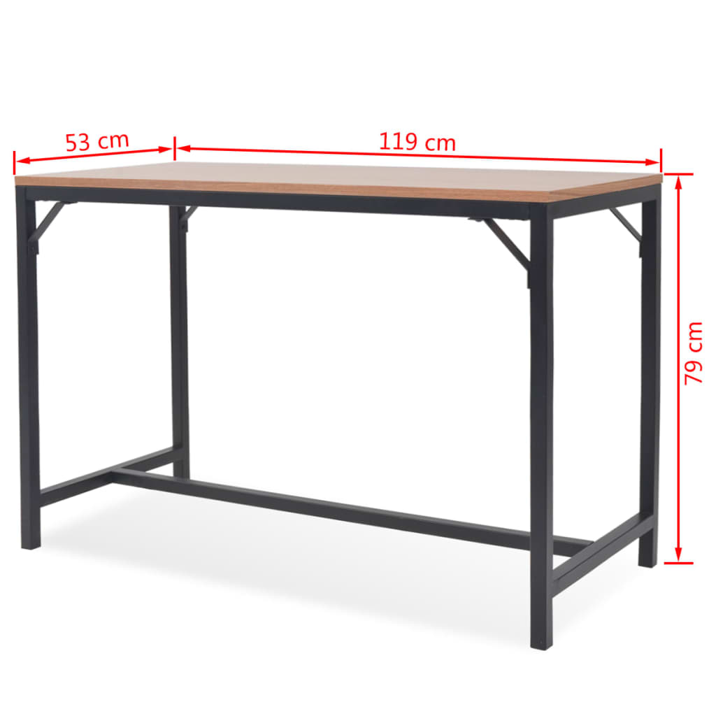 Avlastningsbord Konsollbord Trä askträ 119x53x79 cm
