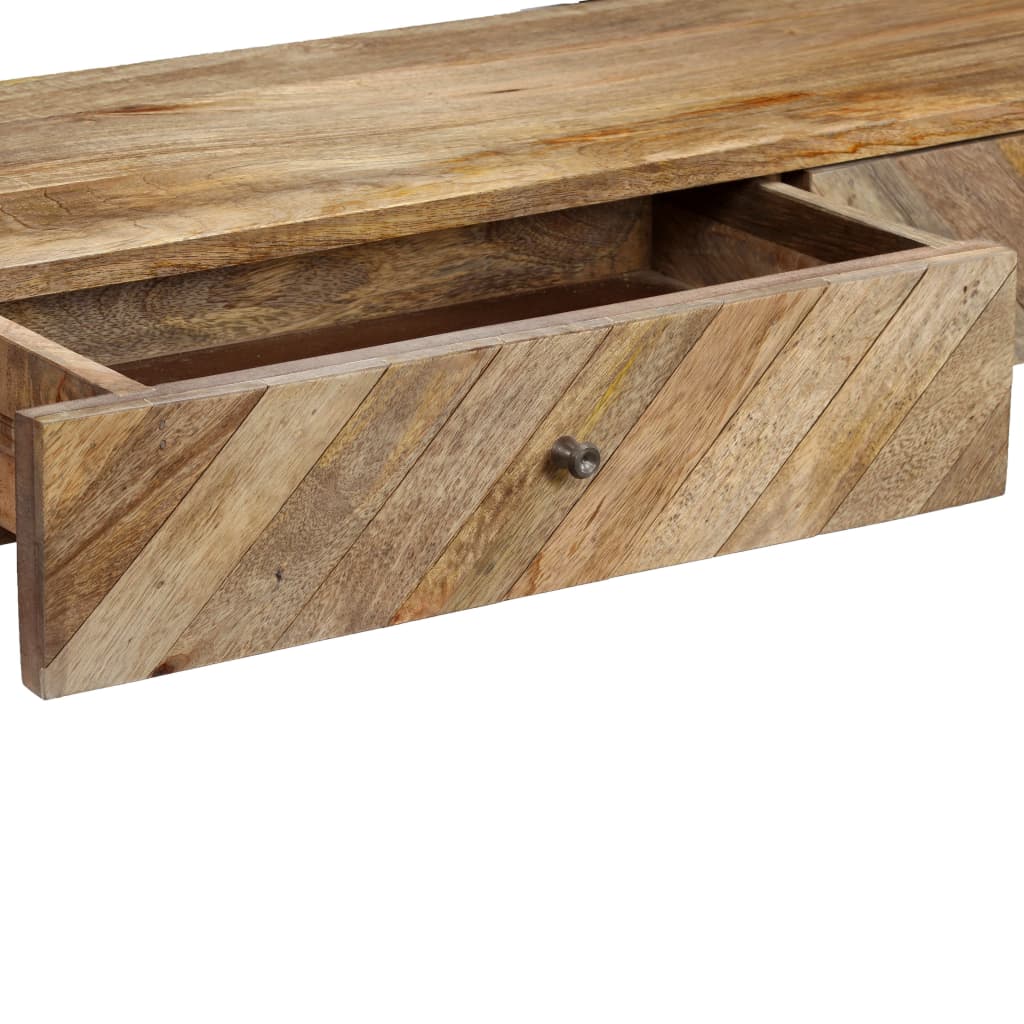 Avlastningsbord Konsollbord Trä massivt mangoträ 118x30x80 cm