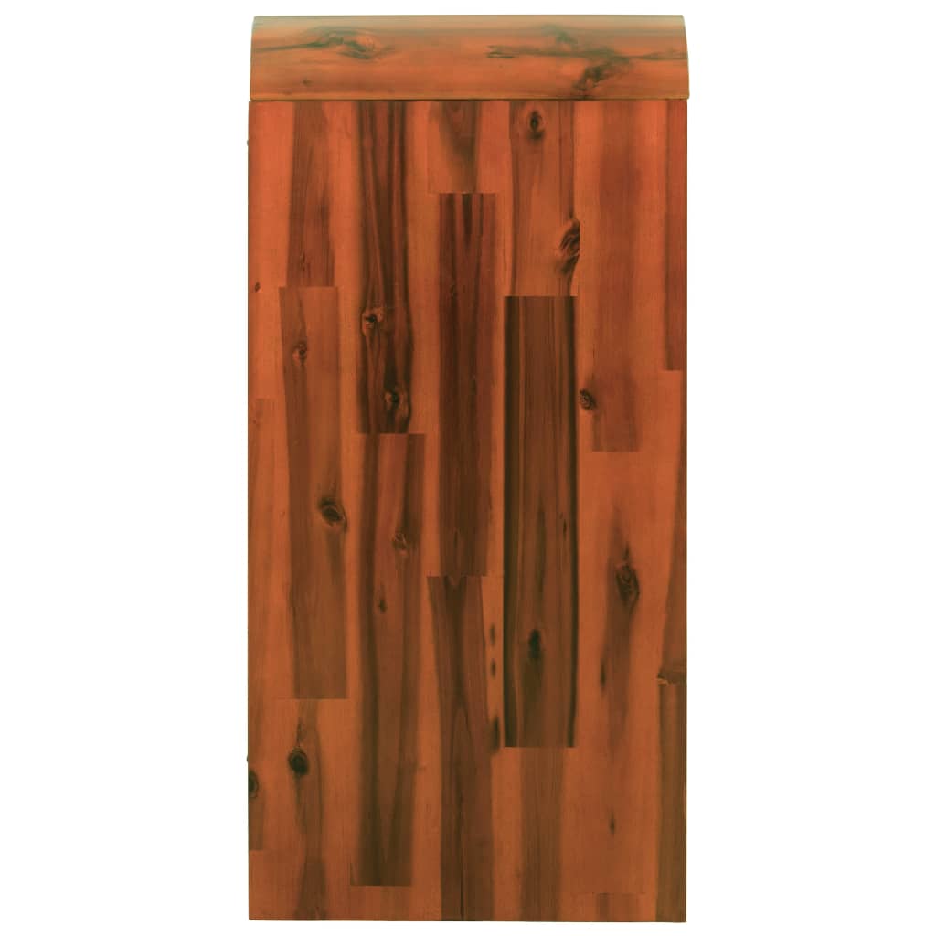 Byrå massivt akaciaträ 90x37x75 cm