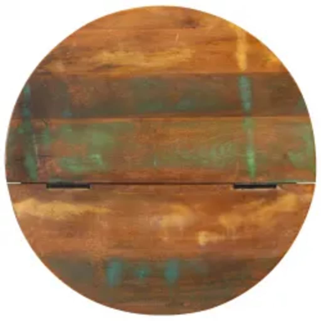 Soffbord Vit Trä i återvunnet Trä skålformad Vit