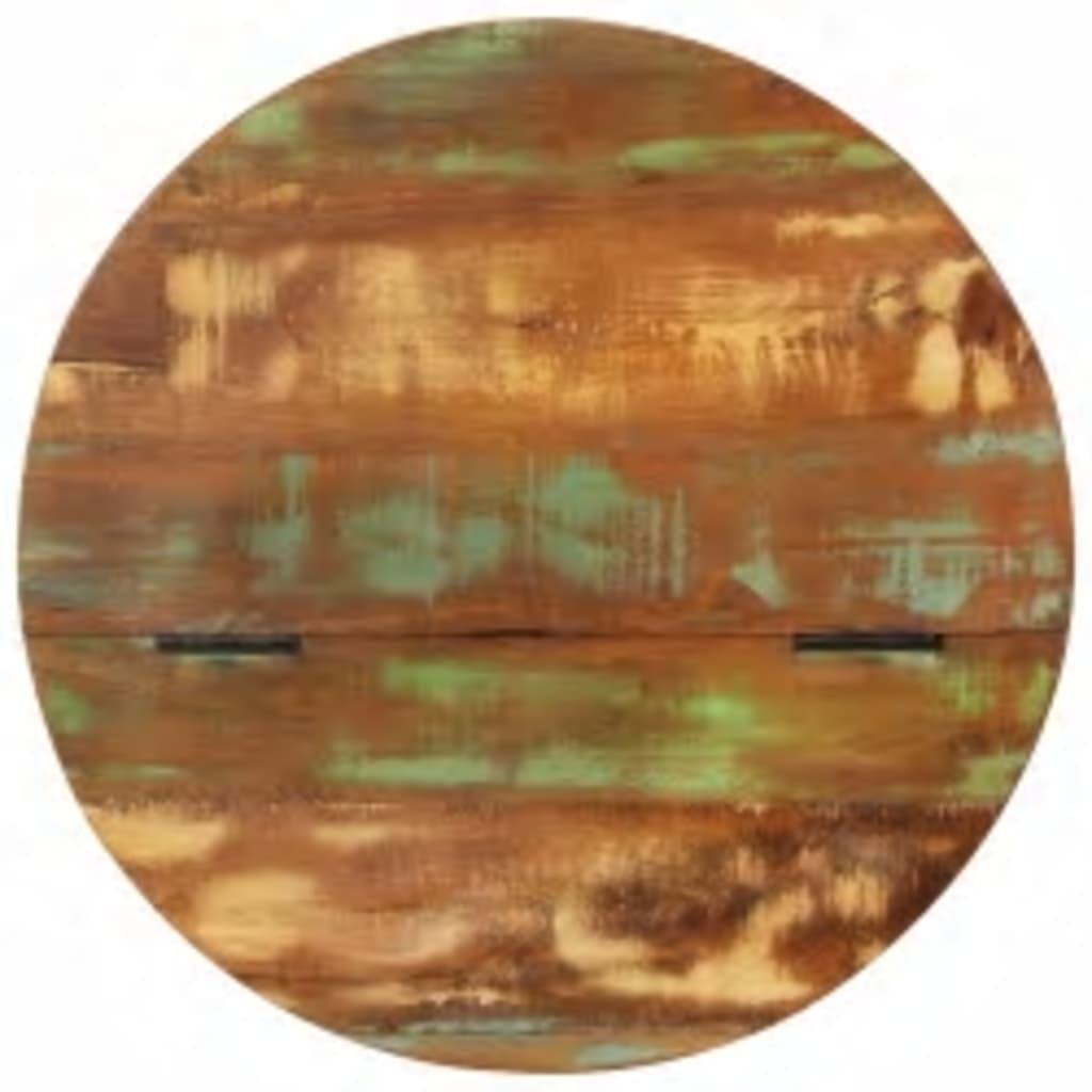 Soffbord Trä återvunnet skålformad svart