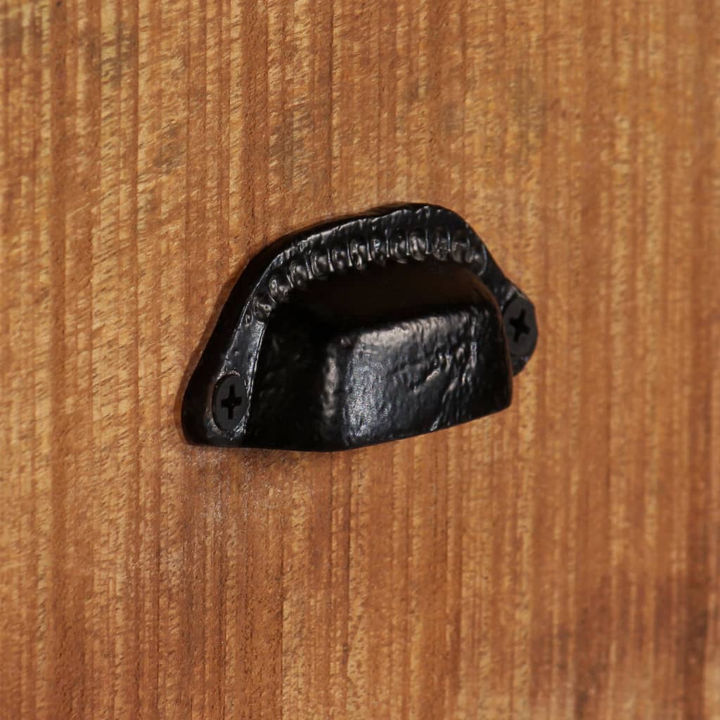 Skänk Trä massivt mangoträ 200x40x80 cm