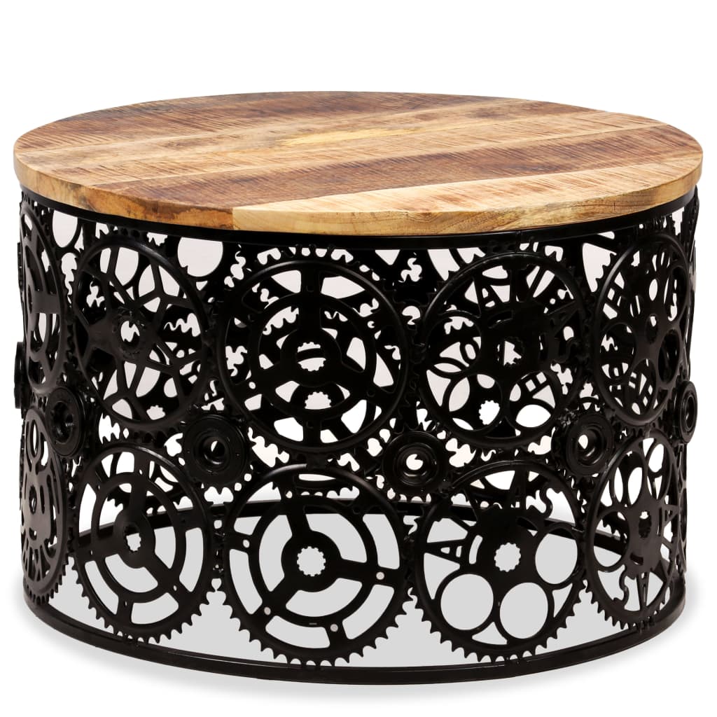 Soffbord Trä massivt mangoträ 60x40 cm