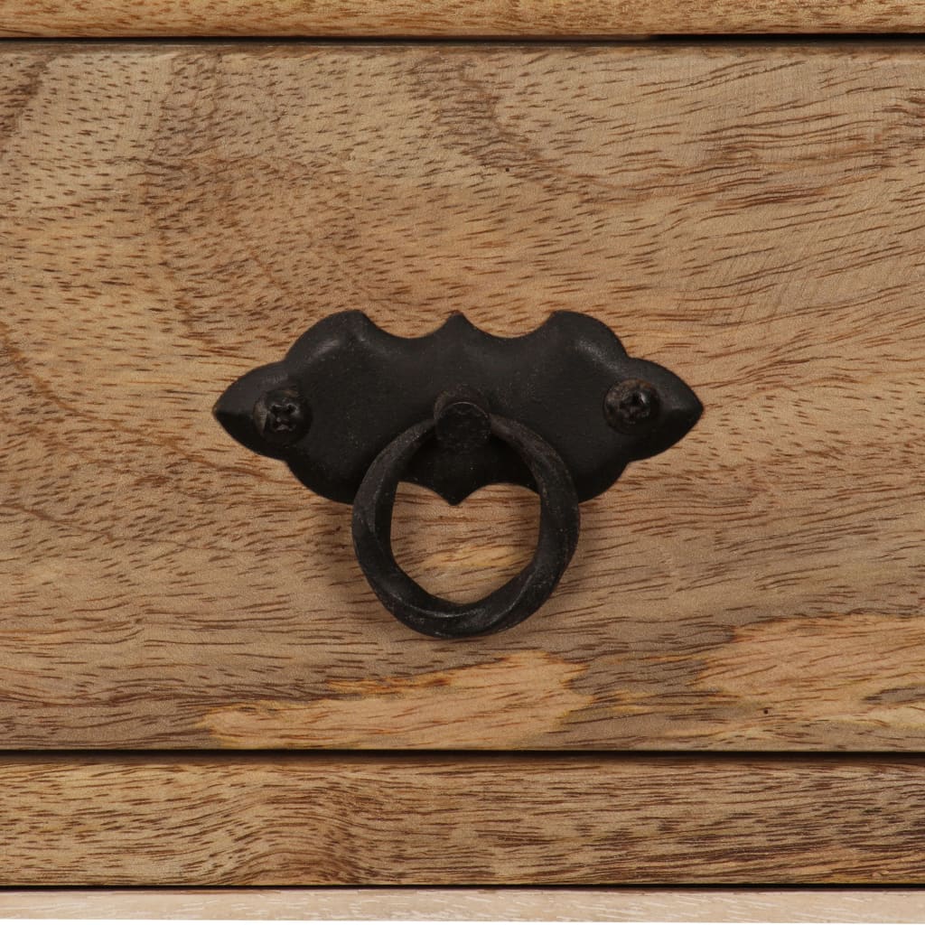 Skänk Trä massivt mangoträ 100x30x130 cm